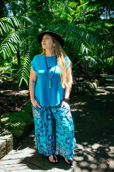 Passport Pants - Blessings Blue - zaphire_kuranda