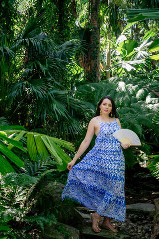 Dante Maxi Dress - Blue bohemian fashion from Zaphire Kuranda