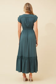 Minx Maxi Dress - Green Goddess