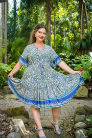 Bonnie Blue Midi Dress - zaphire_kuranda