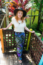 Fern Pants in Ripple Purple
