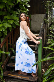 Gypsy Skirt - Cotton Orchid Blue | zaphire_kuranda.