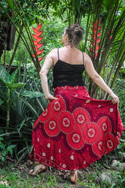 Gypsy Skirt - Mandala Red | zaphire_kuranda.