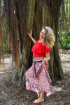 Gypsy Skirt - Skylight Red - zaphire_kuranda
