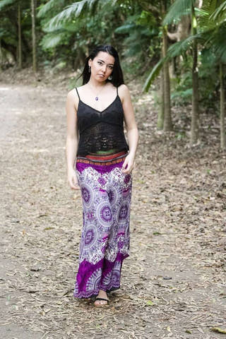 Panache Pants in Anake Purple