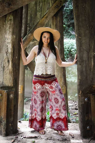 Panache Pants in Anake Red