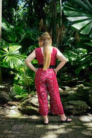 Tamarind Jumpsuit - Aztec Red