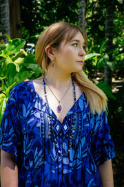 Cosmopolitan Short Dress - Navy Seas