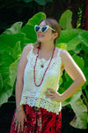 Shamrock Top - White - zaphire_kuranda