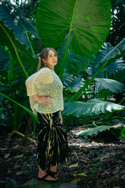 Atlas Skirt - Tie Dye Black