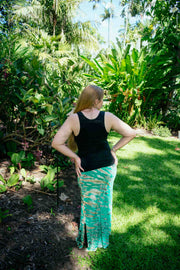 Atlas Skirt - Tie Dye Aqua