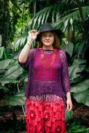 Cochella Top - Purple