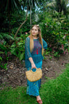 Atlas Skirt in Tie Dye Blue