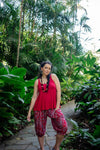 Chakra Pants - Aztec Red bohemian fashion from Zaphire Kuranda