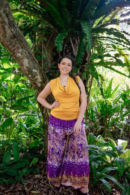 Fern Pants - Freedom Purple - zaphire_kuranda