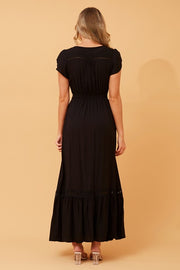 Minx Maxi Dress - Midnight Black