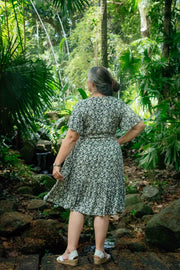 Ishtar Short Dress - Cream Treasure