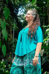 Tally Top - Sea Green - zaphire_kuranda