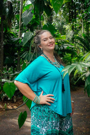 Tally Top - Sea Green