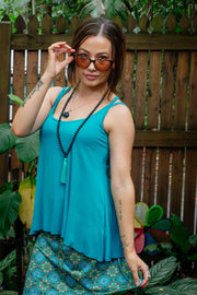 Jamaica Short Skirt - Aqua Glow