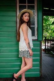 Bindy Shorts - Cream Treasure