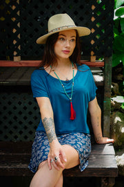 Jamaica Short Skirt - Dandelion Navy