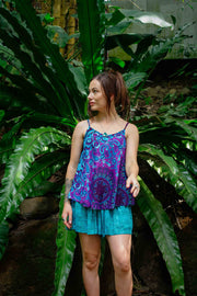 Bindy Shorts -  Teal Mosaic