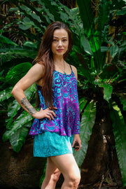 Bindy Shorts -  Teal Mosaic