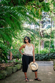 Morocco Linen Pants – Black