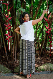 Cinnamon Pants - Rayon Aztec