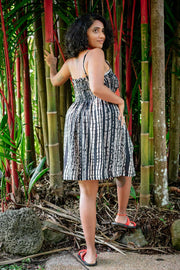 Zest Short Dress – Shadow Black