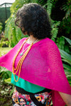 Rhee Scarf Top – Magenta