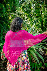 Rhee Scarf Top – Magenta