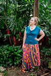 Ola Cowl Top - Teal