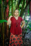 Tara Top - Maroon