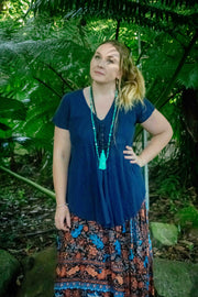 Tara Top - Navy