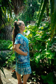 Octavia Short Dress - Orchid Blues