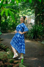 Lalita Midi Dress -  Janger Navy