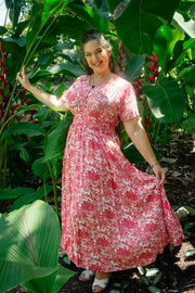 Serenity Maxi Dress - Dahlia Red