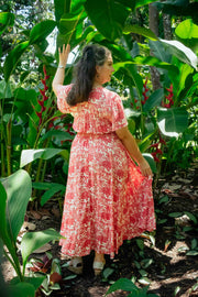 Serenity Maxi Dress - Dahlia Red
