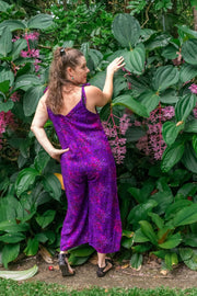 Calm Pantsuit in Swirl Purple