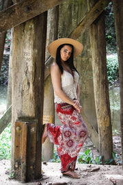 Panache Pants in Anake Red