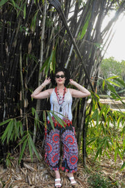 Passport Pants in Passionflower Black