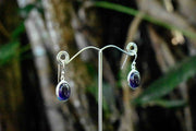 Amethyst Oval - Silver Earrings - zaphire_kuranda