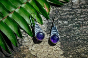 Chrysalis Amethyst - Silver Earrings - zaphire_kuranda