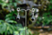 Chrysalis Onyx - Silver Earrings - zaphire_kuranda