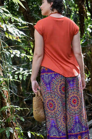 Fern Pants - Fractal Purple - zaphire_kuranda