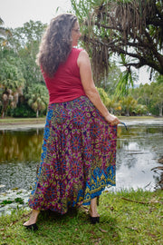 Gypsy Skirt - Starseed Blue - zaphire_kuranda