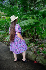 Serenity Midi Dress - Purple Tulip - zaphire_kuranda