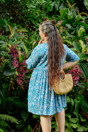 Stellar Short Dress - Wildflower Teal - zaphire_kuranda